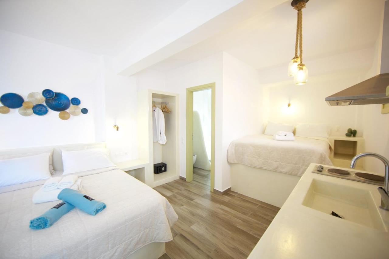Diasino Apartments And Car Rental Katapola Exterior foto