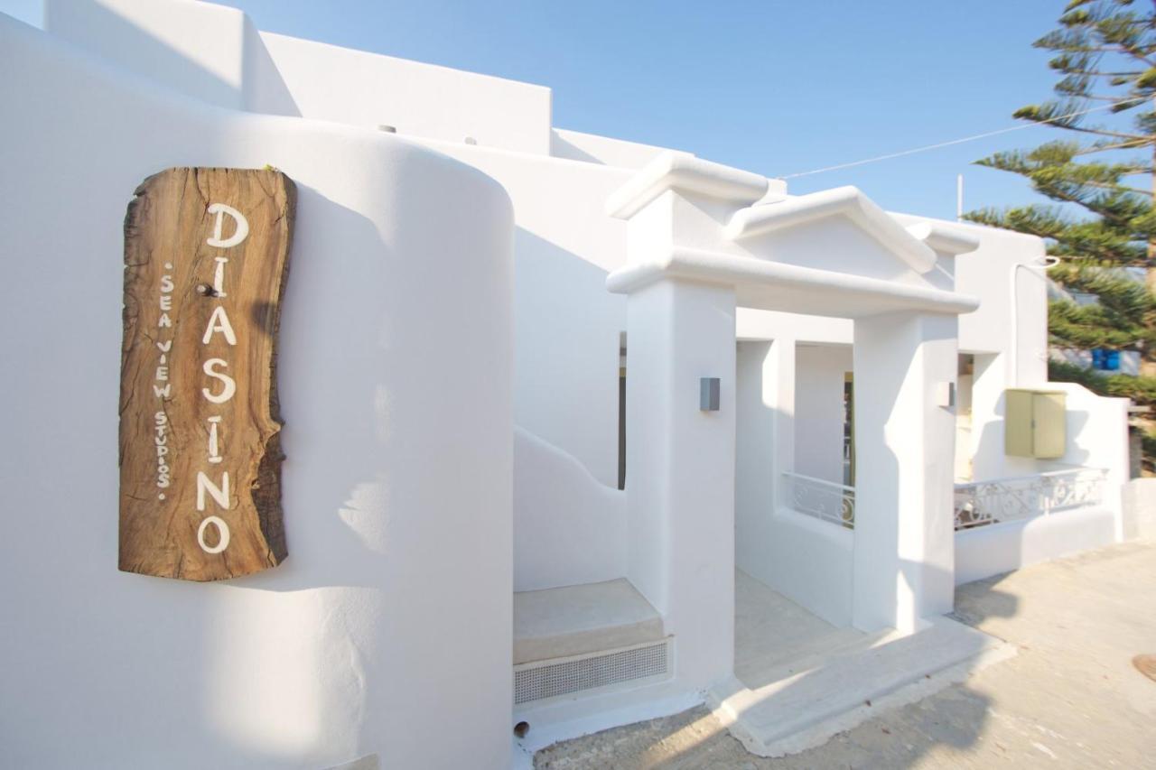 Diasino Apartments And Car Rental Katapola Exterior foto